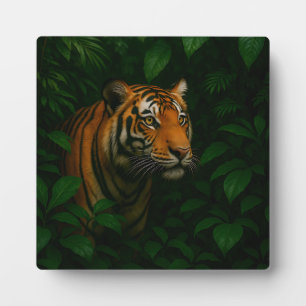 Majestätiges bengalisches Tiger-Dschungelporträt W Fotoplatte