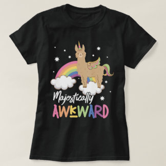 Majestätisch ungeschickter niedlicher LamaUnicorn T-Shirt