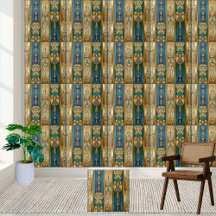 Majestätische ägyptische Hieroglyphen und Lotus Ti