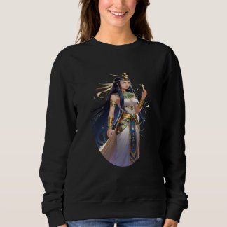 Majestätische ägyptische Königin – Premium-Anime-S Sweatshirt