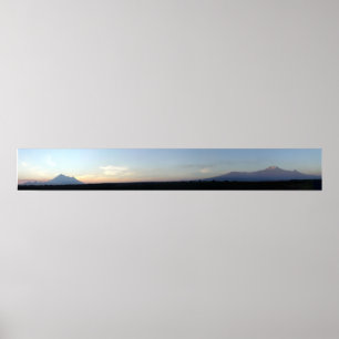 Majestätische Berge Poster