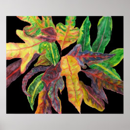 Majestätische Blätter Poster