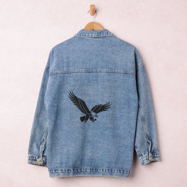 Majestätische Eagle-DenimjackeDenimjacke Jeansjacke (Hangar)