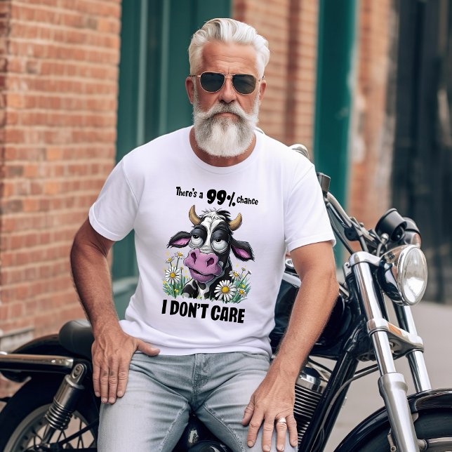 Majestätische einfarbige Kuh mit blushender Nase T-Shirt (Von Creator hochgeladen)