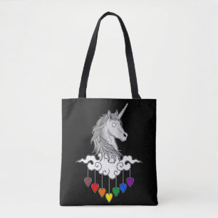 Majestätische Einhorn-Illustrationskunst Tasche