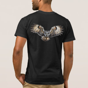 Majestätische Eulenflügel Spreizen Wildtier Natur  T-Shirt