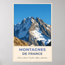 Majestätische Gipfel der französischen Alpen