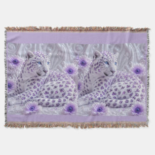 Majestätische königliche violette Juwel-Leopard-Ku Decke
