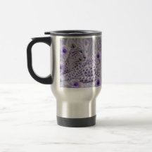Majestätische königliche violette Juwelen-Leopard-