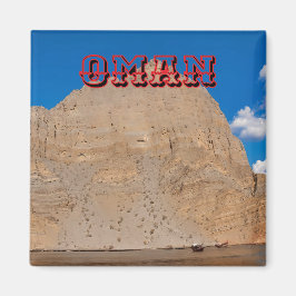 Majestätische Landschaften von Oman Magnet