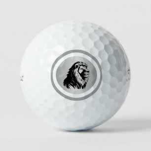 Majestätische Löwen-Golfbälle mit Verzierung Golfball