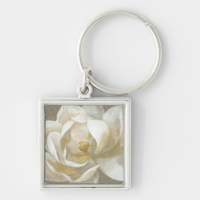 Majestätische Magnolie Schlüsselanhänger (Vorne)