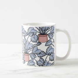 Majestätische Monstera Kaffeetasse