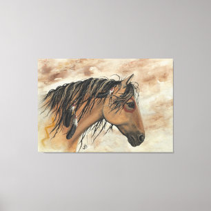 Majestätische Mustangs durch BiHrLe Leinwand-Druc Leinwanddruck