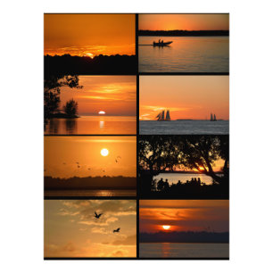 majestätische Sonnenuntergänge in Florida Fotodruck