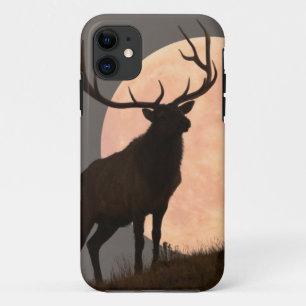 Majestätische Stier-Elch-und Vollmond-Aufstieg title_seo2