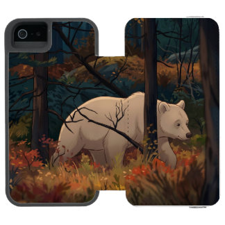 MAJESTÄTISCHER BÄR INCIPIO WATSON™ iPhone 5 GELDBÖRSEN HÜLLE