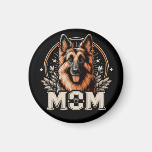 Majestätischer Bond: Deutsche Schäferhund-Hündin-M Magnet