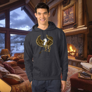 Majestätischer Braun Fantasy Greif Mythischer Gryp Hoodie