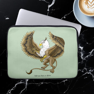 Majestätischer brauner Fantasy-Greif mythischer Gr Laptopschutzhülle