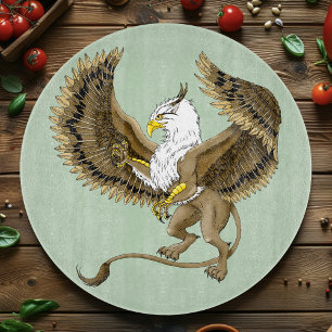 Majestätischer Brauner Fantasy-Greif Mythischer Gr Schneidebrett