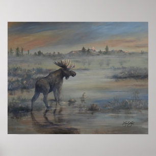 Majestätischer Elch Poster