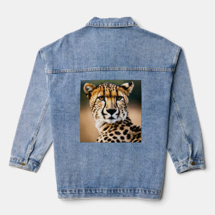 Majestätischer Gepard – Geschwindigkeit und Anmut Jeansjacke