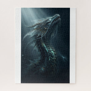 Majestätischer Goldschuppen-Seedrache - Tiefsee-Gu