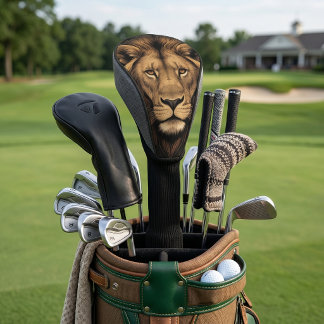 Majestätischer Löwe Golf Headcover