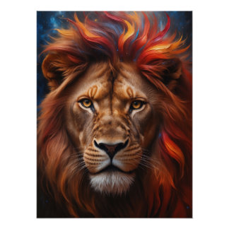 Majestätischer Löwe  Poster