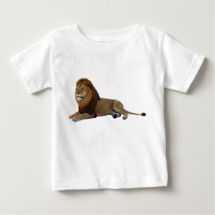 Majestätischer männlicher afrikanischer Löwe ruht Baby T-shirt