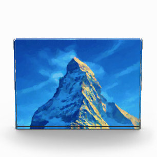 Majestätischer Matterhorn Fotoblock