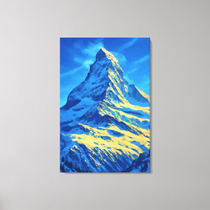 Majestätischer Matterhorn Leinwanddruck