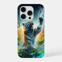 Majestätischer Tiger-Splash-Fantasie-Wildtier-Natu