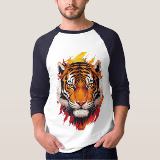 Majestätischer Tiger - Symbol für Power, Mut und K T-Shirt