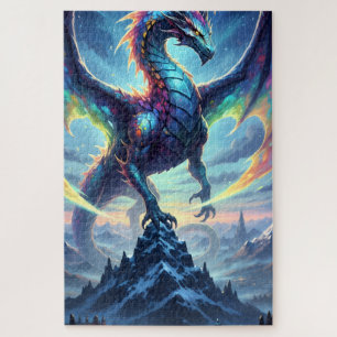Majestätischer und farbenfroher Drache