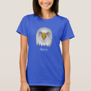 Majestätischer Weißkopfadler Vogel & Kalligrafie T-Shirt