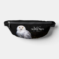 Majestätischer Winterschneeauuler Monogramm-indivi