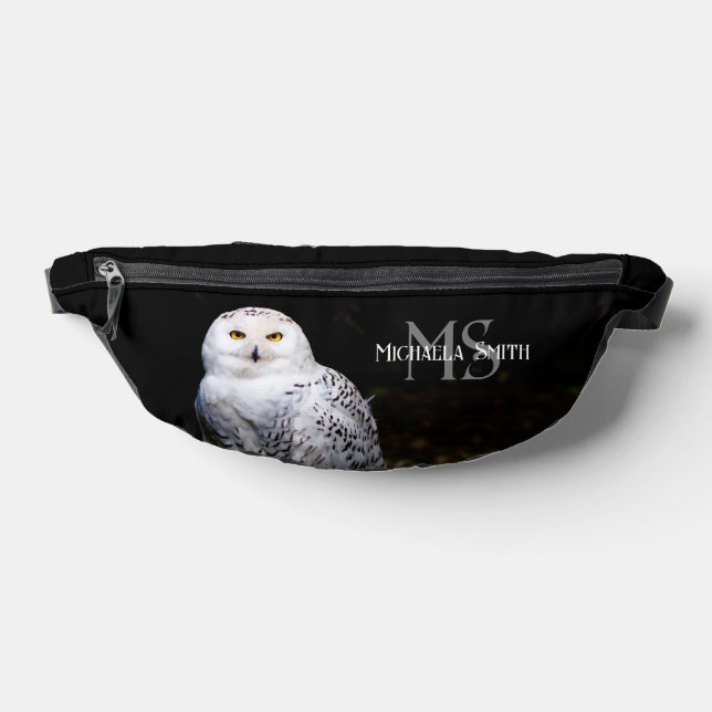 Majestätischer Winterschneeauuler Monogramm-indivi Bauchtasche (Ablage )