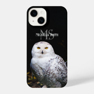 Majestätischer Winterschneeauuler Monogramm-indivi iPhone 14 Hülle