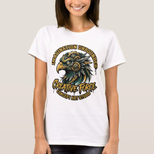 Majestätisches American Eagle-Abzeichen-T-Shirt T-Shirt