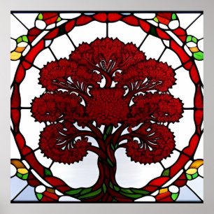 Majestätisches Baum-des-Lebens-Design Poster