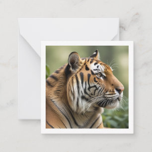 Majestätisches Bild von großen Katzen - Tiger Mitteilungskarte