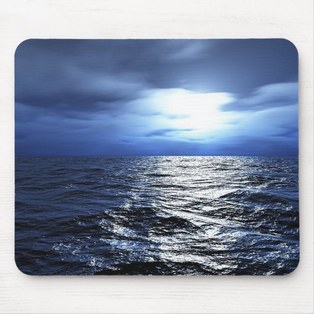 Majestätisches Blau Mousepad (Vorne)