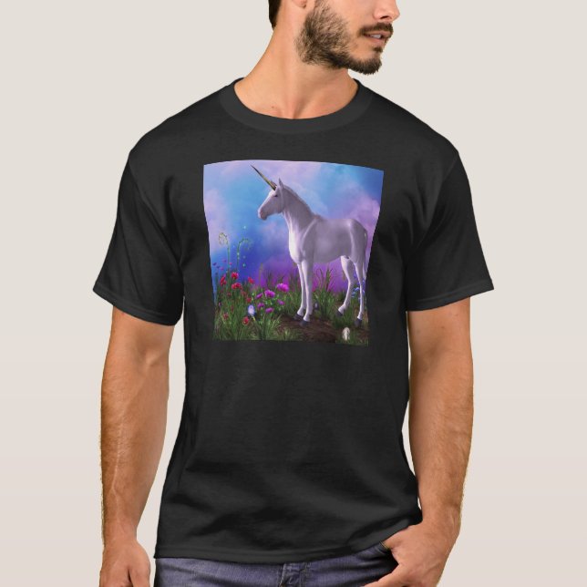 Majestätisches Einhorn T-Shirt (Vorderseite)
