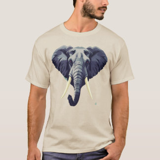 Majestätisches Elefantengrafik-T-Shirt – Wildlife T-Shirt