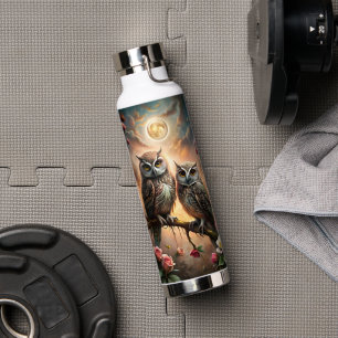 Majestätisches Eulendesign Trinkflasche