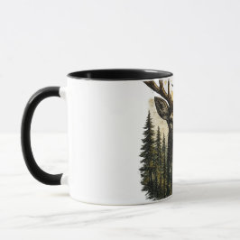 Majestätisches Hirschwald-Abenteuer Natur/Beobacht Tasse