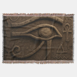 Majestätisches Horusauge Pharaonische Wurfdecke Decke