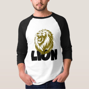 Majestätisches Löwengebrüll-Grafik T-Shirt